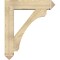 Ekena Millwork Legacy Arts and Crafts Rough Sawn Bracket w/ Offset Brace, Douglas Fir, 8"W x 34"D x 40"H BKT0806X34X40LEC03RDF - alternate 2